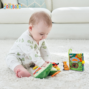 Jollybaby最新のおもちゃセットガラガラ布帳ベビーカー赤ちゃんのおもちゃギフトセット赤ちゃんのためのカスタムおもちゃ0または3ヶ月