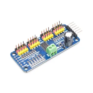 PCA9685 16 kanallı 12 bit PWM/Servo sürücü-I2C arayüzü ahududu Pi DIY Servo kalkan modülü