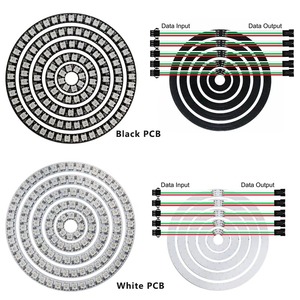 WS2812B 5050 SMD RGB Pixel anello luce DC5V 16/30/45 led modulo circolare indirizzabile per Arduino/ESP8266 stile Design industriale