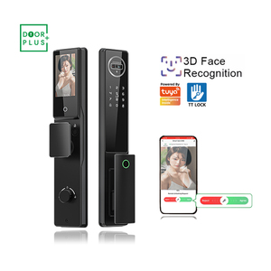 Doorplus WiFi Smart Lock Voll automatische Video-Gegensprechanlage 3D-Gesichtserkennung Finger abdruck zugang Tuya-Sicherheits system Cerradura - Product Image 1