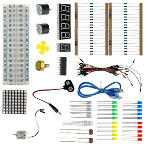 Essential DIY Electronic Components Kit mit Steck brett-und Zubehör werkzeugen für Prototyping und Lernen - Product Image 4