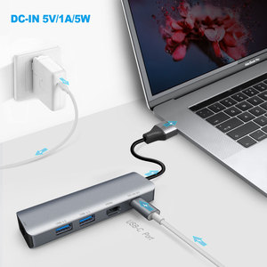 <strong>USB</strong> 3.0 <strong>to</strong> HDTV 7-in-1 with Gigabit Ethernet LAN, DC 5V Charging, 2*<strong>USB</strong> 3.0 Ports, <strong>USB</strong> <strong>to</strong> HDTV Adapter SD/TF Card Reader - Product Image 6
