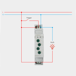 CSQ-relé de tiempo de retardo de ciclo de HYCRT8-J1, Ac24-240V de carril Din, relé Modular de repetición de encendido y apagado, temporizador Digital de retardo de tiempo - Product Image 3