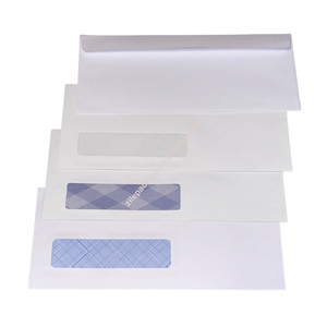 #8/9/10 an ninh giấy trắng phong bì tùy chỉnh logo in cửa sổ phong bì 10 # tùy chỉnh tự đóng dấu kinh doanh in không cửa sổ - Product Image 5