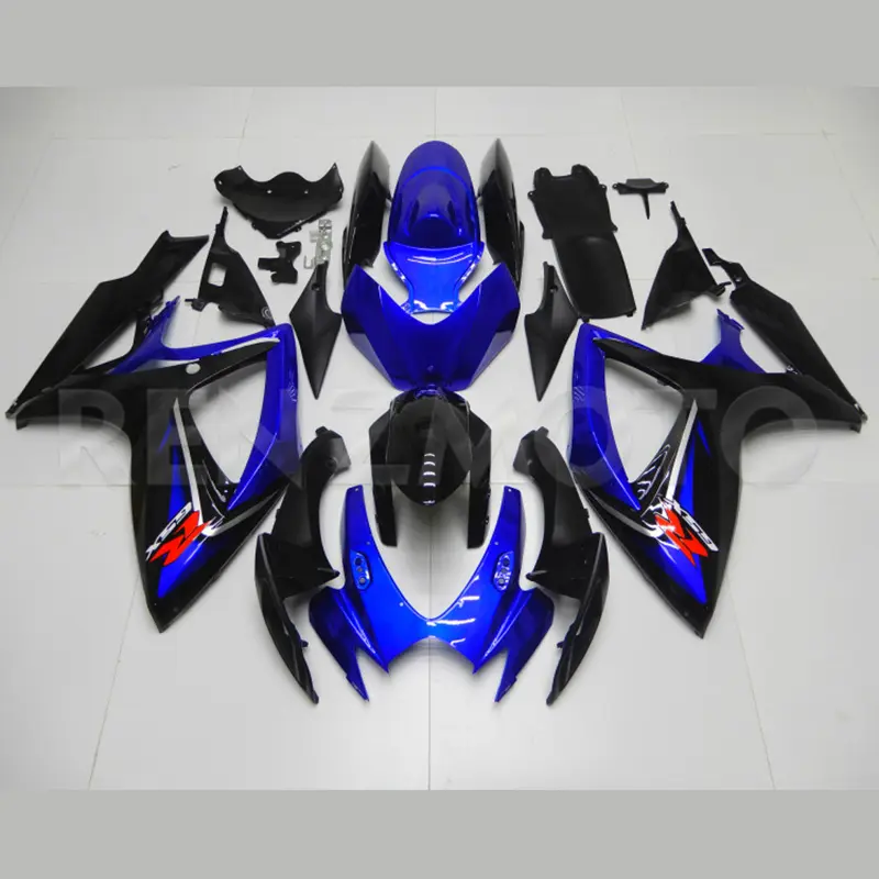 Complete Motorcycle Fairings Fit For Suzuki gsxr 600 750 2006 2007 Injection Abs Plastic Body Work Black blue