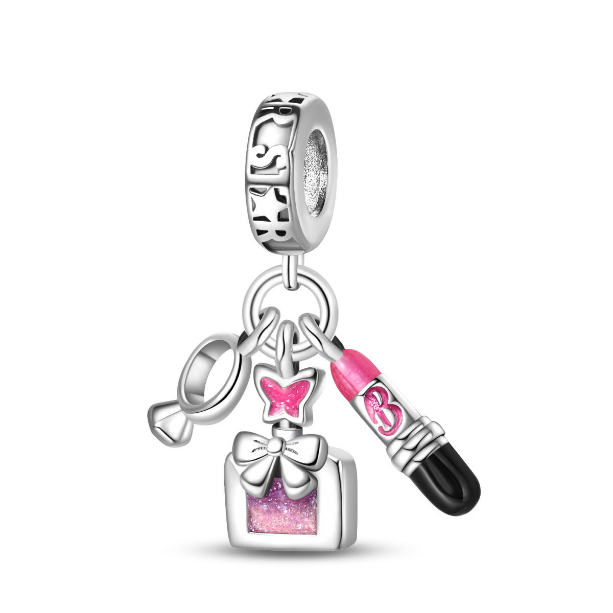 Pac1195- pink series-exquisite three-piece set