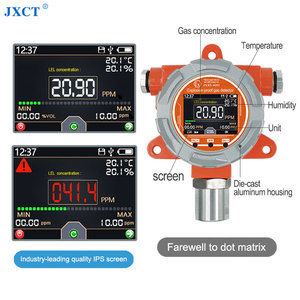 Jxct เครื่องตรวจจับก๊าซแบบติดไฟได้หลายแบบปรับแต่งได้ NH3 CL2 SF6 HS2เครื่องตรวจจับก๊าซแบบไม่มี SO2 - Product Image 3