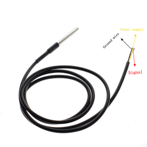 DS1820 Paquete de acero inoxidable Impermeable DS18b20 sonda de temperatura sensor de temperatura 18B20 para Arduino