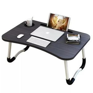 Mesa plegable para computadora portátil para cama, bandeja para servir desayuno, soporte para computadora portátil, mesa de soporte de lectura para cama - Product Image 4