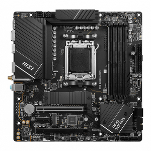 MSI PRO B650M-A WIFI mATX Motherboard Unterstützt AMD Ryzen 7000 Series Desktop-Prozessoren für AM5 Sockel mit DDR5 128GB Speicher - Product Image 2