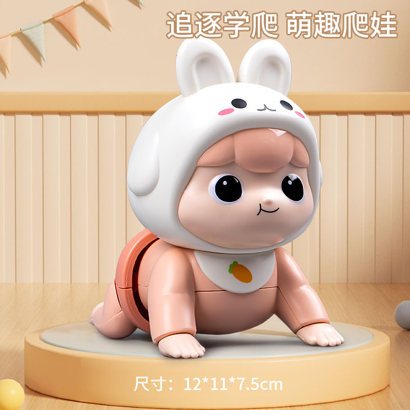 Bl-10 adorable conejo gateador-rosa