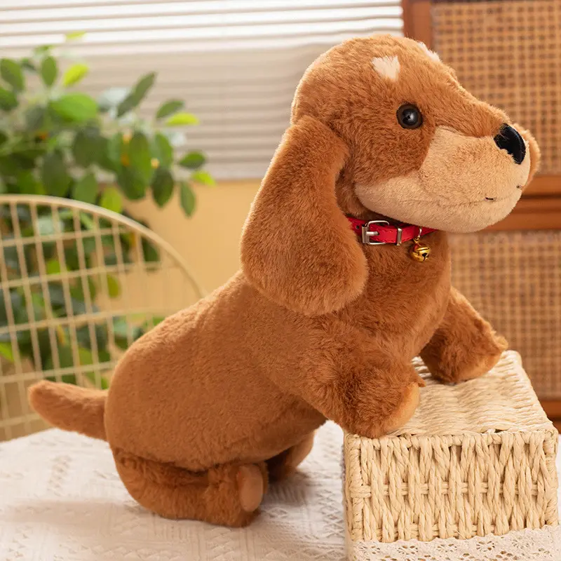 Bassotto imita il peluche del cane giocattoli di peluche regali per i bambini