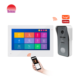 Sistema de control de acceso de teléfono de puerta de vídeo todo en uno para el hogar Puerta de apertura remota puerta llamada intercomunicador Unidad Comunitaria anillo de puerta - Product Image 1