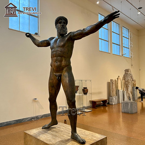 Lớn La Mã Thiên Chúa Tượng Hy Lạp Điêu Khắc Kim Loại Thủ Công Bronze Tượng của Zeus - Product Image 2