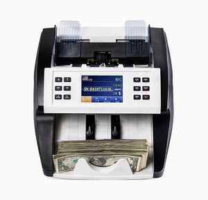 Contador de dinero de denominación mixta al vacío de Banco portátil, máquina contadora de efectivo, contador de dinero de valor multidivisa - Product Image 3
