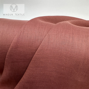 Mindun Korean Fashion Classic Black Plaid 100% <strong>Linen</strong> Skirt Shirt Flax <strong>Fabrics</strong> Soft Thailand Wholesale <strong>Linen</strong> <strong>Fabric</strong> for Dresses - Product Image 3