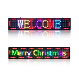Scorrendo le insegne LED a colori P10 nuovo messaggio SMD Display per uso interno esterno programmabile segno LED per negozio di affari