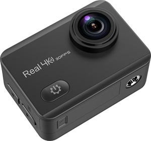HDking กล้องวิดีโอกีฬาแอ็กชันขนาดเล็ก Wi-Fi 4K กันน้ำระดับ170พร้อมเซ็นเซอร์ภาพ CMOS ฟังก์ชั่นการบันทึกเมมโมรี่การ์ด - Product Image 3