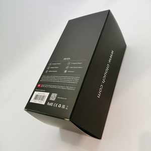 Custom Small Packaging Shipping Boxes for Consumer Electronics Custom E-Commerce Rigid Paper Black Packaging <strong>Box</strong> - Product Image 3