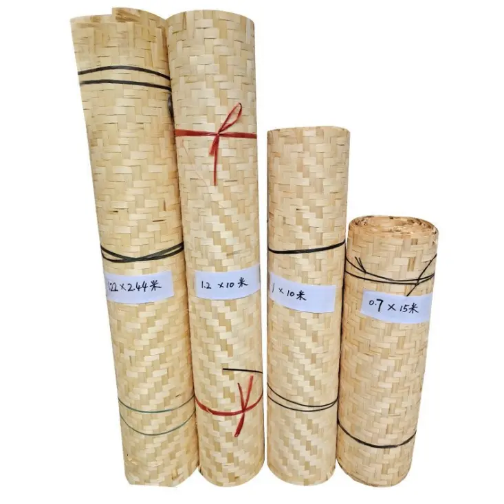 Bambou clôture de tissage