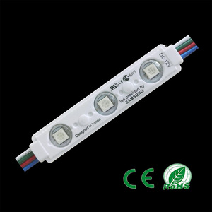 RGB Светодиодный Модуль SMD5050 3 светодиода 12 В впрыск rgb светодиодный модуль освещения