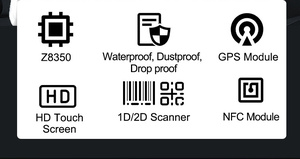 Barato IP67 GPS Win 10 Touch PDA Handheld Uhf WiFi 1D 2D Escáner de código QR Escáner PDA para logística y almacenes - Product Image 5