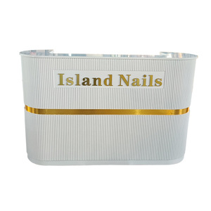 Nhà Máy bán hàng tùy chỉnh bằng gỗ nhỏ chần tiền mặt móng tay tiếp tân quầy lễ tân - Product Image 1