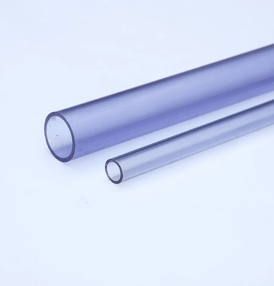 Prezzo di fabbrica 4 pollici chiaro PVC tubo DIN SCH80 Standard chiaro tubo in PVC rigido