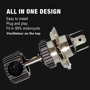 OEM fabrika fiyat Hs1 en iyi Ba20d ampul Hjg H4 Led motosiklet farları CE Rosh ile - Product Image 4