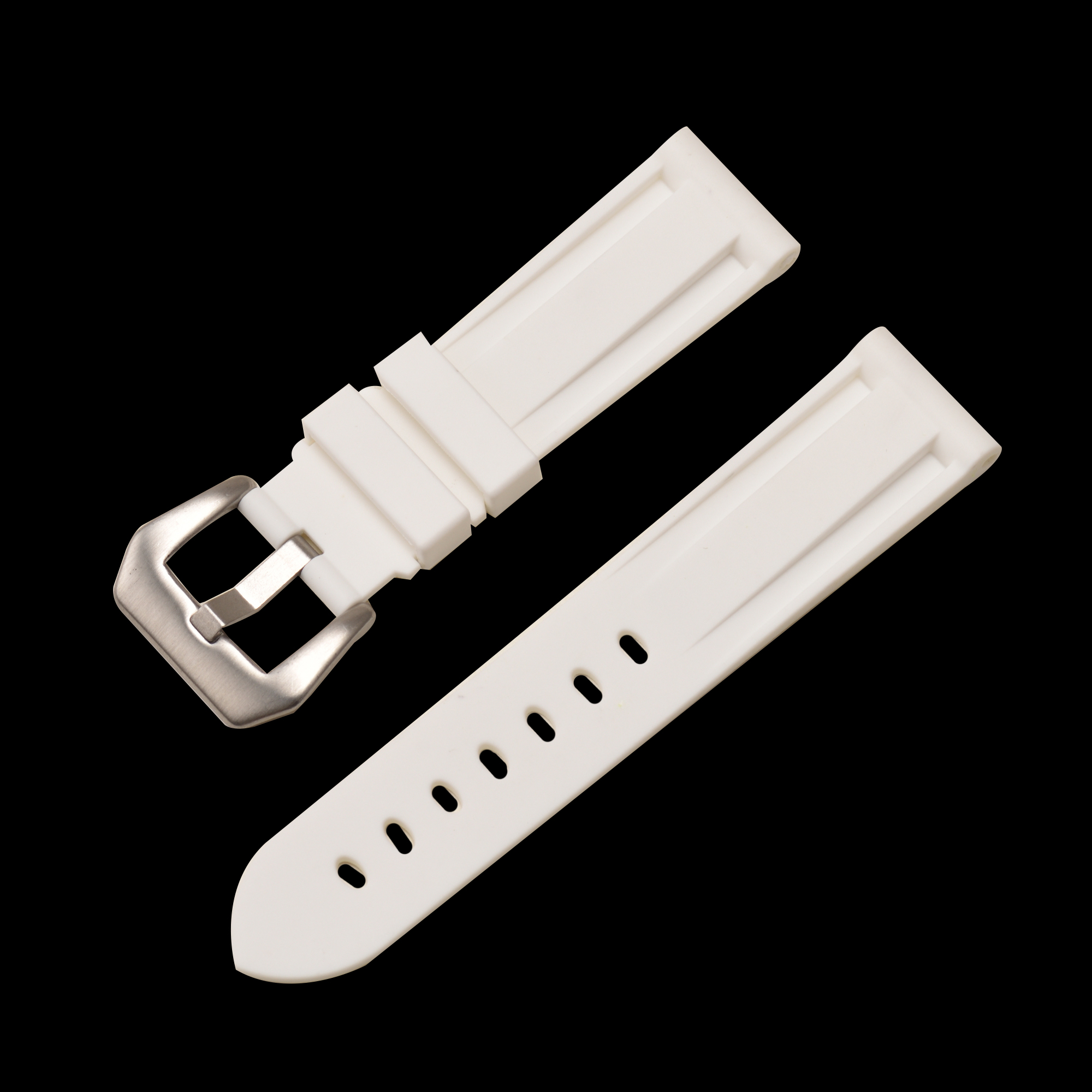 Half Translucent+Silver Buckle
