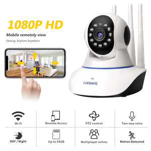 Loosafe ยอดนิยม2MP V380 Wifi กล้อง1080P 2 Way Audio และ Night Vision การตรวจจับความเคลื่อนไหวกล้องรักษาความปลอดภัยไร้สาย - Product Image 3