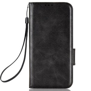 三角形图案翻盖钱包手机套，一加10 Pro 5g，带表带聚氨酯皮革手机套 - Product Image 5