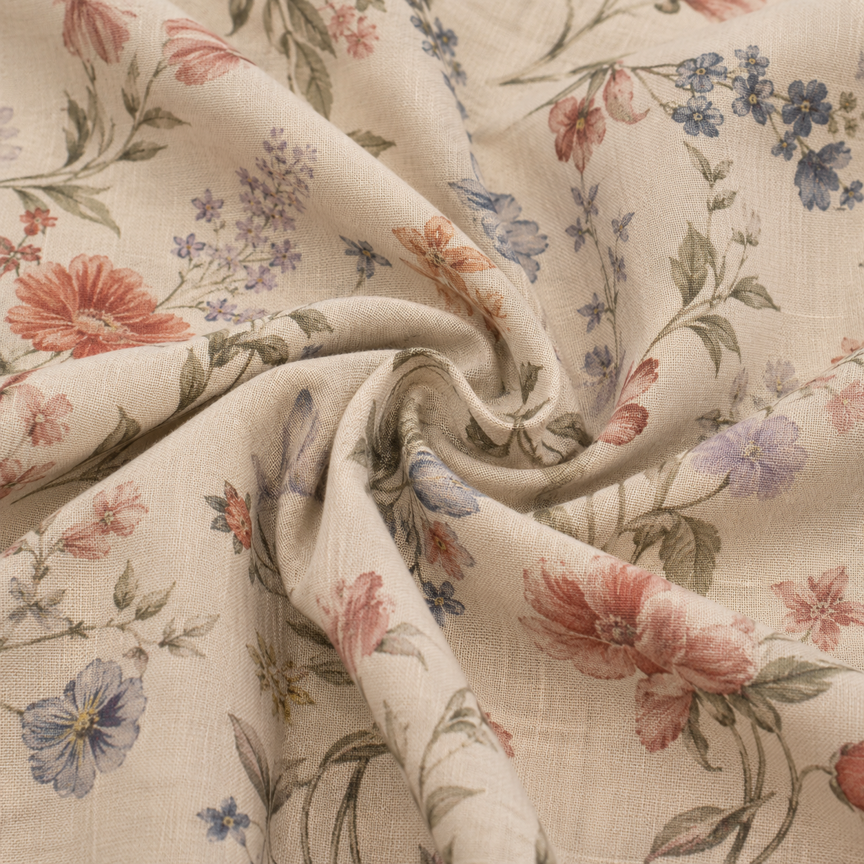 Linen Viscose Blend Fabric