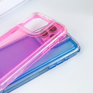 เคสโทรศัพท์มือถือสีสันสดใส TPU ใสป้องกันการกระแทกป้องกันการกระแทกมีสีใส - Product Image 5
