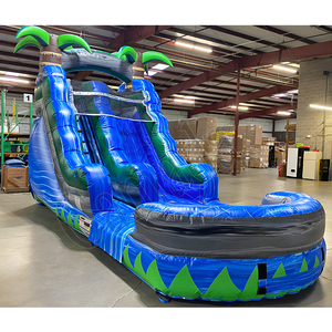<strong>Nip</strong> <strong>slip</strong> on a Water Slide Kids <strong>and</strong> Adults Commercial Grade 0.55mm Blow up Water Slide Water Slide Inflatable - Product Image 3