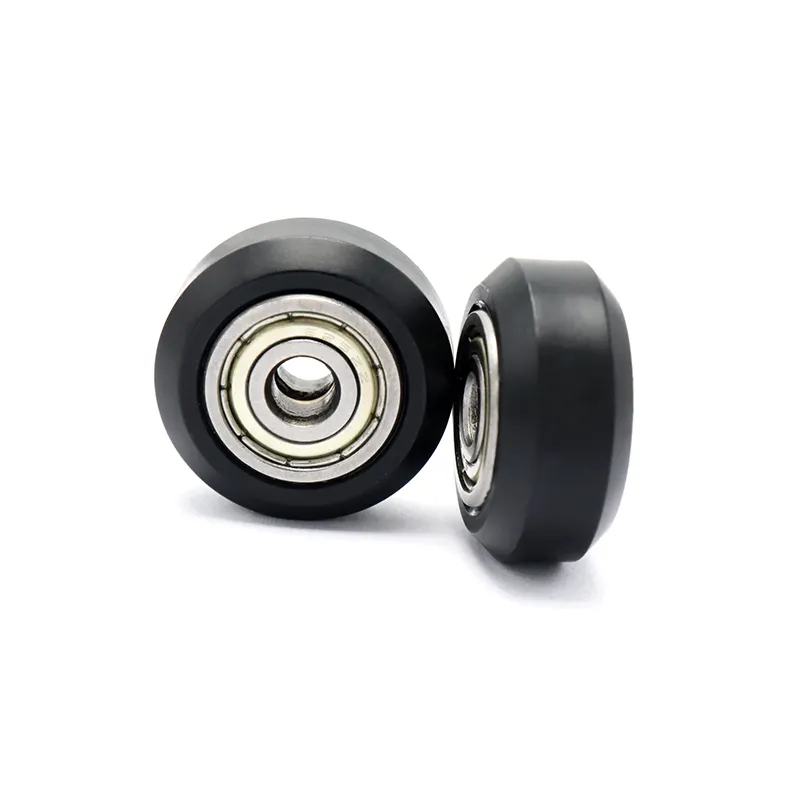 3D printer wheel V nylon pulley wheels with bearings D/V plastic wheel with bearing POM pulley