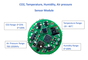 空気品質モニターセンサーモジュールCO2空気圧温度湿度環境センサー検出 - Product Image 2