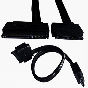 SATA Male-to-Female Extension Cable USB3.0 Data Cable 90-Degree Bent Male End PVC Jacket for Computer <strong>Serial</strong> Port Interface - Product Image 2