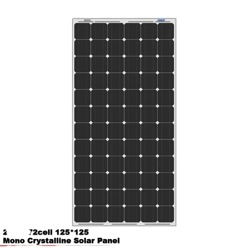 Cinco 태양 전지 패널 200W 단결정 200w 12v 가정용 소형 태양 에너지 시스템 용 태양 전지 패널 시스템 키트