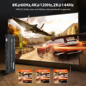 3 in <strong>1</strong> Out <strong>HDMI</strong> <strong>Switch</strong> 4K 120Hz 8K 60Hz 3 Port UHD <strong>HDMI</strong> 3x1 <strong>Switch</strong> With IR Remote Control HDCP <strong>2</strong>.<strong>2</strong> Support 3D - Product Image 4