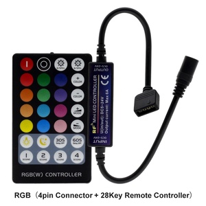 Bestseller Mini RGB RGBW COB Streifen LED Dimmer Controller RF 21 Tasten Fernbedienung LED Controller für Neon Strip LED Lichter - Product Image 5