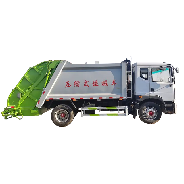 बिक्री के लिए चीनी ब्रांड 6 पहियों वाला कचरा कम्पेक्टर ट्रक अपशिष्ट संग्रह ट्रक रियर लोडर कचरा ट्रक