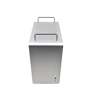 ガラスサイドパネルMicroATX Mini ITX MATXゲーミングアルミニウムコンピューターケースPCスタイリッシュでコンパクトなポータブルPCケース - Product Image 2
