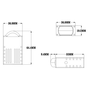 ไฟหน้า LED สองสีแบบ U39 28W รูปทรงหลอดไฟ H1แบบไม่ทำลายอุณหภูมิ6500K สภาพใหม่ - Product Image 6