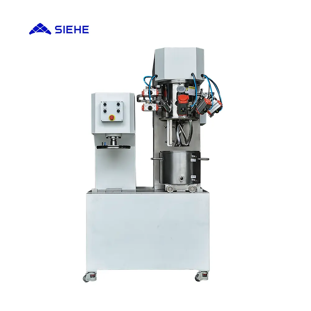 Thick Solder Paste Lab Planetary Mixer High Viscosity Solid Content Mixing Slurry Vacuum Double Planetary Mixer