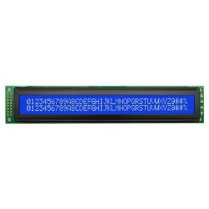 40x2 karakter LCD ekran modülü 4002 tek renkli COB LCM 16 Pin 8bit MPU STN mavi negatif endüstriyel tıbbi araç çin - Product Image 2
