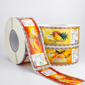 Kustom tahan air minuman perekat botol kaca madu produk Logo kode QR kemasan stiker Label untuk kaleng makanan Jar - Product Image 4