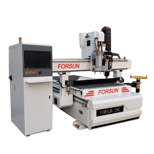 FORSUN Discount Price 4 × 8フィートWood Furniture Making <span class=keywords><strong>Linear</strong></span> Atc Woodworking Machine 1325 Cnc RouterためHot Sale