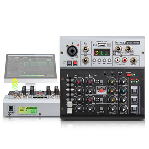 Consola de mezcla de interfaz de Audio DJ profesional de 5 canales Tarjeta de sonido de grabación de estudio en vivo - Product Image 5