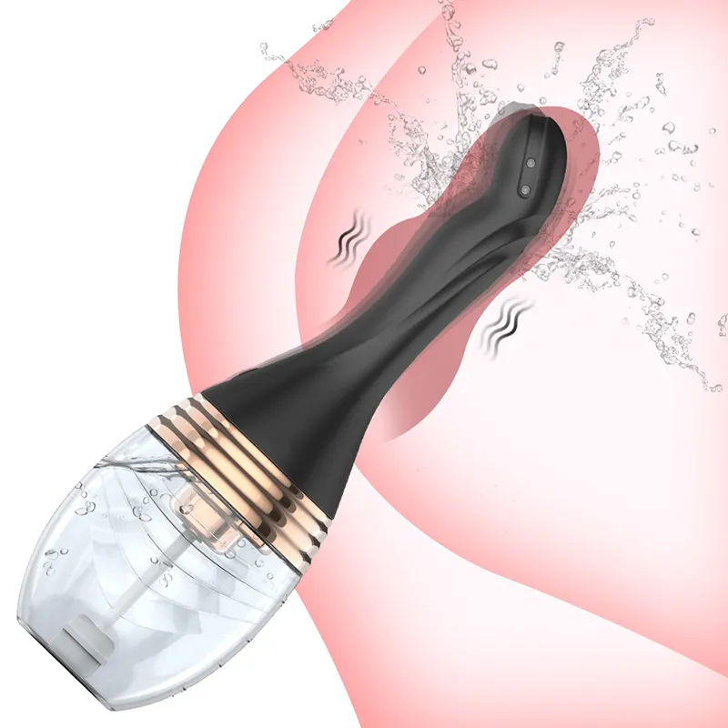 Nettoyeur anal Conteneur de nettoyage automatique pour lavement Outil de nettoyage du côlon et du vagin Douche anale Seringue à lavement pour femme